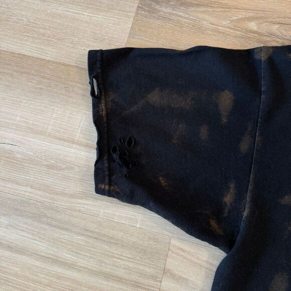 Vintage Bleach Kanye West The Life Of Pablo Quote Black Distressed Shirt Size XL - Picture 7 of 12